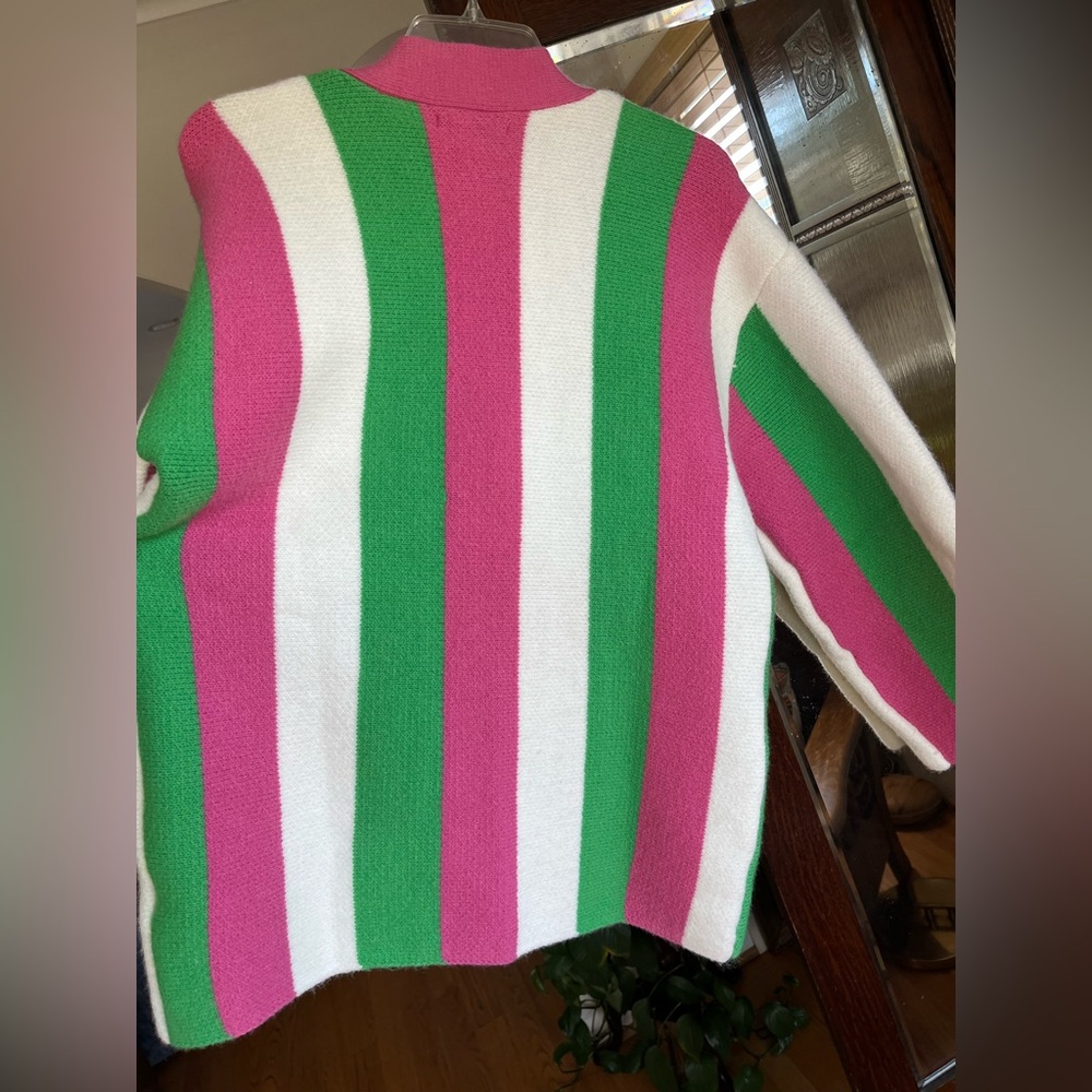 JASCLS Striped Cardigan. Size medium. New with tags. - Picture 6 of 9